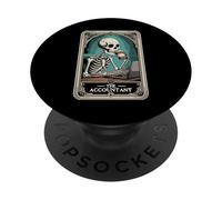 El Contador Tarot Card CPA Contabilidad Tax Contable Contable Contable PopSockets PopGrip Adhesivo