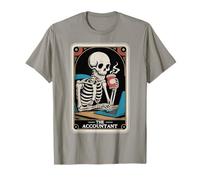 El Contador Tarot Carta Esqueleto Contabilidad CPA Contador Camiseta