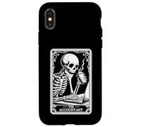 El Contador Tarot Carta Esqueleto Contabilidad CPA Contador Carcasa para iPhone X/XS