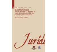 El Contenido Del Principio De La Buena Fe (ebook)
