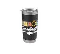 El coordinador del caos ama al coordinador de bodas y planificador de bodas Vaso térmico de acero inoxidable de doble pared