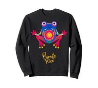 El Coqui Puerto Rico Rana Meditación Puerto Rico Rana Divertido Sudadera