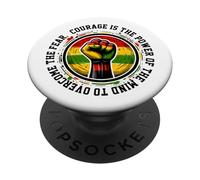 El coraje es el poder del cerebro para superar PopSockets PopGrip Adhesivo