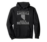 El corazón de América Late en Nevada US State USA Sudadera con Capucha