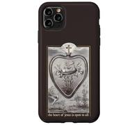 El Corazón de Jesús está Abierto a Toda la Sagrada Devoción Católica Carcasa para iPhone 11 Pro MAX
