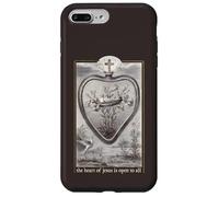 El Corazón de Jesús está Abierto a Toda la Sagrada Devoción Católica Carcasa para iPhone 7 Plus/8 Plus