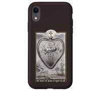 El Corazón de Jesús está Abierto a Toda la Sagrada Devoción Católica Carcasa para iPhone XR