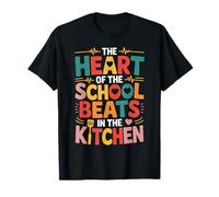 El corazón de la Escuela Late en la Cocina Lady Lady Fun Fun Camiseta