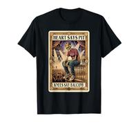El corazón Dice Que Las Rodillas Dicen la Carta del Tarot Camiseta