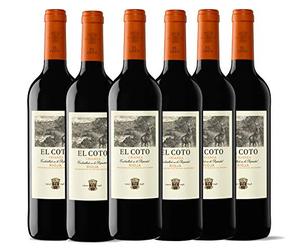El Coto Crianza | Vino Tinto DOC Rioja | Variedad Tempranillo | Redondo, Afrutado, Equilibrado | Caja 6 botellas 750 ml