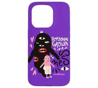 El crecimiento personal es un desastre - ilustración de positividad extraña Carcasa para iPhone 15 Pro