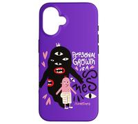 El crecimiento personal es un desastre - ilustración de positividad extraña Carcasa para iPhone 16