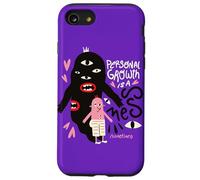 El crecimiento personal es un desastre - ilustración de positividad extraña Carcasa para iPhone SE (2020) / 7 / 8