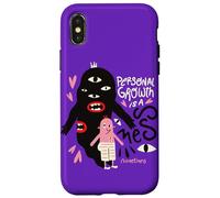 El crecimiento personal es un desastre - ilustración de positividad extraña Carcasa para iPhone X/XS
