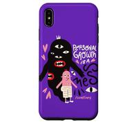 El crecimiento personal es un desastre - ilustración de positividad extraña Carcasa para iPhone XS Max