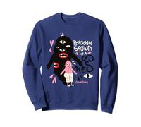 El crecimiento personal es un desastre - ilustración de positividad extraña Sudadera