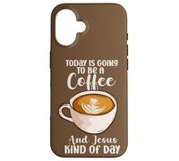 El Creyente Hoy va a ser un café y una Especie de día de Jesús Carcasa para iPhone 16