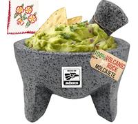 El cuenco original Molcajete Mexicano hecho a mano de auténtica roca de lava en México, molcajete de piedra volcánica, mortero volcánico mexicano, auténtica roca de lava