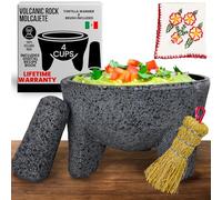 El cuenco original Molcajete Mexicano hecho a mano de auténtica roca de lava en México, molcajete de piedra volcánica, mortero volcánico mexicano, auténtica roca de lava