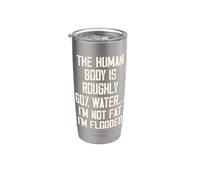 El cuerpo humano es aproximadamente un 60% de agua Vaso térmico de acero inoxidable de doble pared