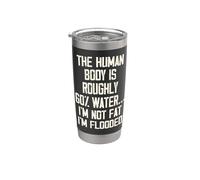 El cuerpo humano es aproximadamente un 60% de agua Vaso térmico de acero inoxidable de doble pared