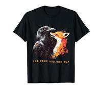 El cuervo y la fábula de Esopo atemporal del zorro Camiseta