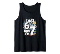 El cumpleaños de 7 años era 6 Ahora Tengo 7 niños Van Gogh Camiseta sin Mangas