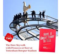 El Dare Skywalk con Prosecco o cerveza para dos en el Tottenham Hotspur Stadium - Sal a una pasarela de cristal a 46,8 metros sobre el terreno de juego, brinda por la ocasión y disfruta de