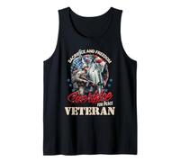 El deber confirmado del sacrificio recordado el Día de los Veteranos del Ejército Militar Camiseta sin Mangas
