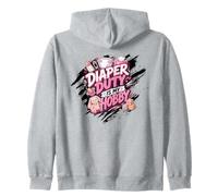 EL Deber DE LOS PAÑALES ES MI Hobby Sudadera con Capucha