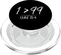 Él dejó el 99 To Rescue Me Christian Shirt Luke Sheep Regalo PopSockets PopGrip para MagSafe