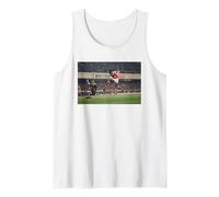 El Delantero del Arsenal Ian Wright dispara al V Aston Villa Football Camiseta sin Mangas