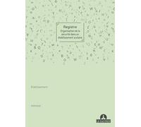 El Delfín - Ref. 53939D - Caja de 40 registros de organización de la seguridad en un establecimiento escolar, dimensiones 29,7 x 21 cm, tamaño A4-36 páginas, tapa blanda verde