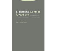 El Derecho Ya No Es Lo Que Era. Las Transformaciones Jurídicas En La G