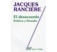 el desacuerdo politica y filosofia