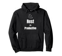 El Descanso es motivación productiva de autocuidado para el Bienestar de Las Mujeres Sudadera con Capucha