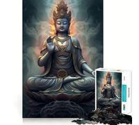 El Despertar de Buda para Adultos, Rompecabezas de 1000 Piezas, Juguete de lógica Pura, Momento de Paz, Corte preciso, Regalo sincero 38x26cm