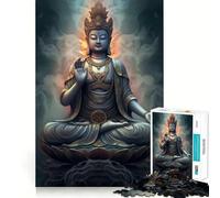 El Despertar de Buda Rompecabezas para Adultos, 1000 Piezas, Juguete para ejercitar la Mente, Pieza de colección de Arte de Corte nítido 38x52cm