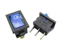 El destornillador está suelto, KCD1 Toggle Switch Tipo de barco encendido APAGADO 2 3 4 Pin 15x21mm 6A 250V 10A 125V Plástico Multicolor Embalaje de 5 o 20 piezas(4Pin Blue LED,5PCS)