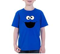 El Desván Nerd Elmo Epi Barrio Monstruo Cookies Blas Gustavo - Camiseta para niños (as4, Age, 10_Years, Regular, 10 años)