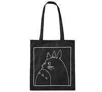El Desván Nerd Protector del Bosque - Bolso de mano tote 37 x 41 cm (Negro)