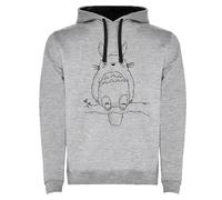 El Desván Nerd Protector del Bosque - Sudadera niño con Capucha (10 años, Gris)