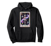 El Detective de Cartas del Tarot Esqueleto Detective Divertido Halloween Sudadera con Capucha