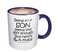 El Día De La Madre Siendo Tu Hijo Parece Taza De Café Porcelana Tazas Cerámica Taza Para Cacao Oficina Leche 330Ml