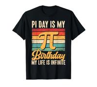 El día de Pi es mi cumpleaños, mi Vida es Infinita Camiseta gráfica económica