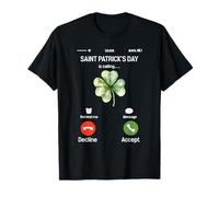 El Día de San Patricio está Llamando Tengo Que IR St Paddy Fun Camiseta