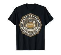 El día del Draft es mi fútbol de fantasía Retro Favorito para Las Fiestas Camiseta