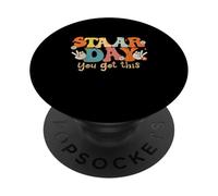 El día del Examen STAAR You Got This Rock The Test PopSockets PopGrip Adhesivo