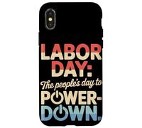 El Día del Pueblo para Apagar el Día del Trabajo Carcasa para iPhone X/XS