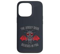 El Diablo de Jersey cree en ti - Motivación Cryptid Design Carcasa para iPhone 13 Pro